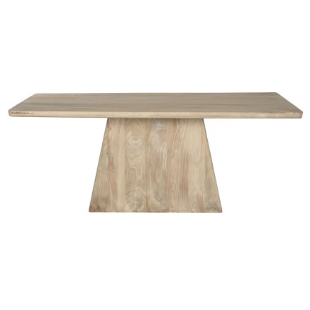 Table de Salle à Manger Home ESPRIT Naturel Bois de manguier 180 x 90 2