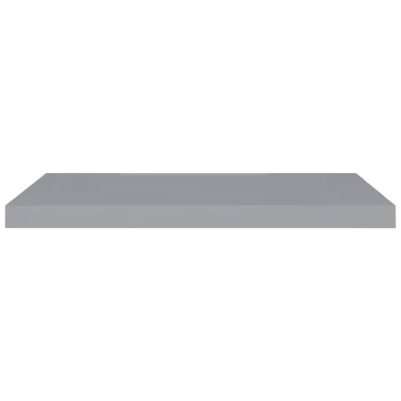 Étagères murales flottantes 4 pcs gris 80x23,5x3,8 cm MDF