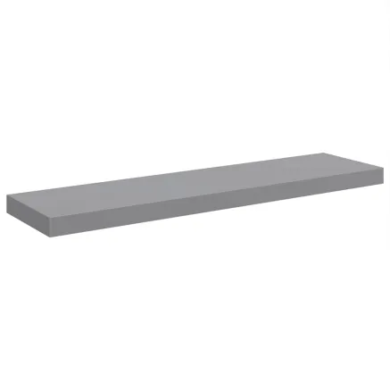 Étagère murale flottante gris 90x23,5x3,8 cm MDF 2