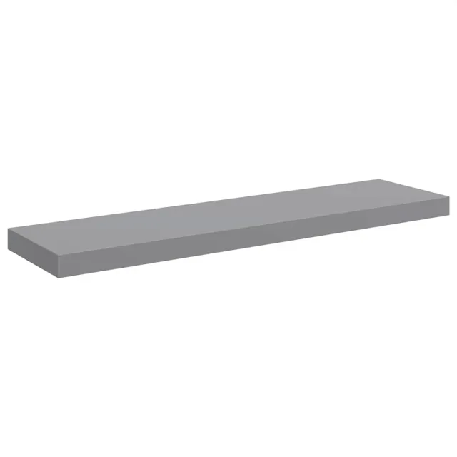 Étagère murale flottante gris 90x23,5x3,8 cm MDF