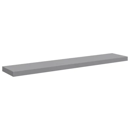 Étagère murale flottante gris 120x23,5x3,8 cm MDF 2