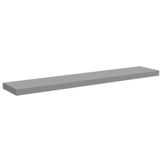 Étagère murale flottante gris 120x23,5x3,8 cm MDF