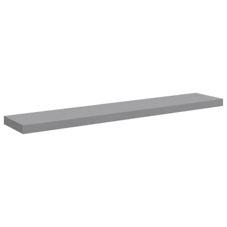 Étagère murale flottante gris 120x23,5x3,8 cm MDF