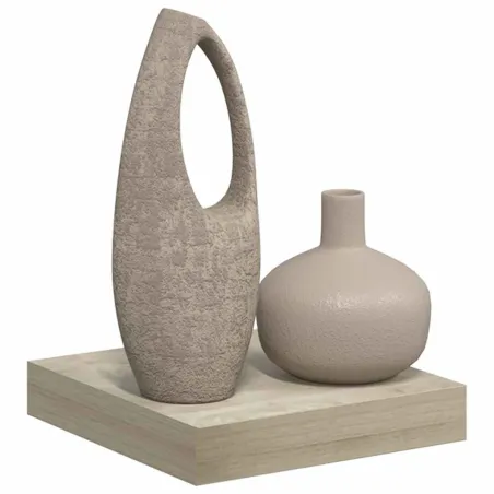 Étagère flottante murale chêne 23x23,5x3,8 cm MDF