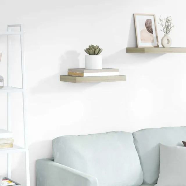 Étagère murale flottante chêne 40x23x3,8 cm MDF