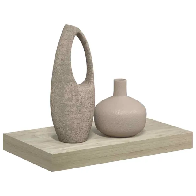 Étagère murale flottante chêne 40x23x3,8 cm MDF