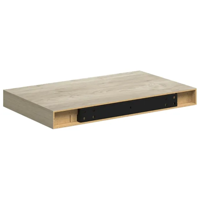 Étagère murale flottante chêne 40x23x3,8 cm MDF
