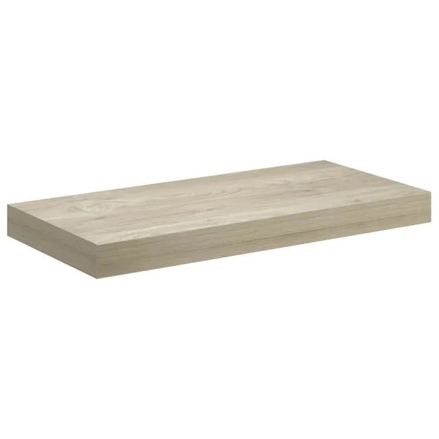 Étagère murale flottante chêne 50x23x3,8 cm MDF
