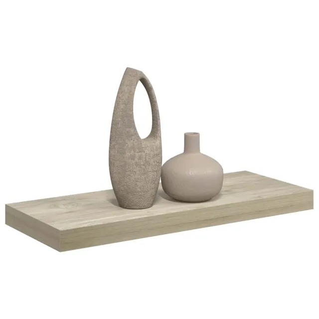 Étagère flottante murale chêne 60x23,5x3,8 cm MDF