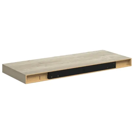 Étagère flottante murale chêne 60x23,5x3,8 cm MDF