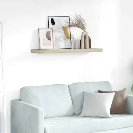 Étagère murale flottante chêne 90x23,5x3,8 cm MDF
