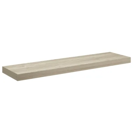 Étagère murale flottante chêne 90x23,5x3,8 cm MDF 2