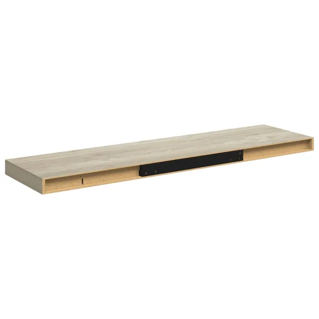 Étagère murale flottante chêne 90x23,5x3,8 cm MDF