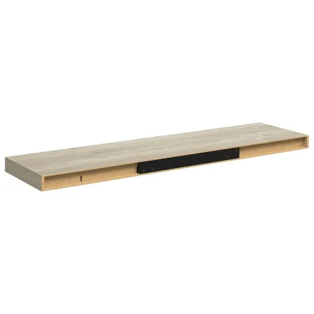 Étagère murale flottante chêne 90x23,5x3,8 cm MDF
