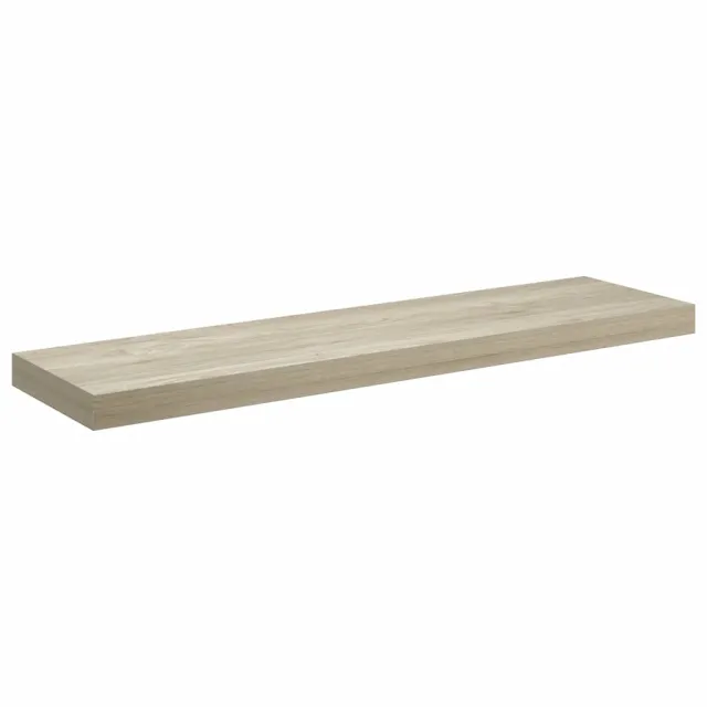 Étagères murales flottantes 2 pcs chêne 90x23,5x3,8 cm MDF