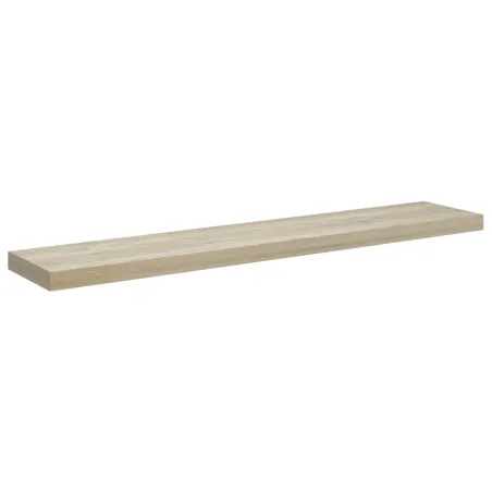 Étagère flottante murale chêne 120x23,5x3,8 cm MDF