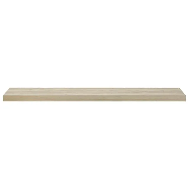 Étagère flottante murale chêne 120x23,5x3,8 cm MDF