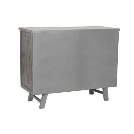 Cassettiera Home ESPRIT Grigio Multicolore Cottage 100 x 40 x 80 cm 2