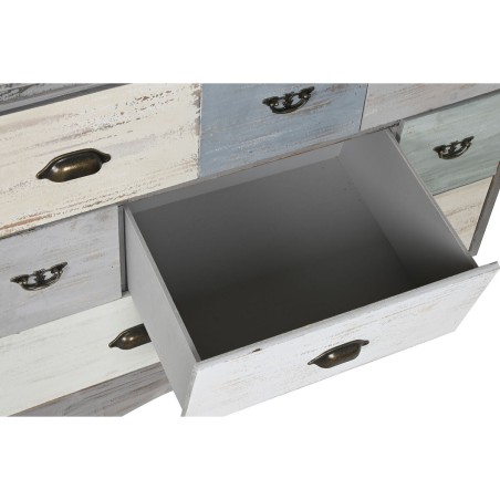 Cajonera Home ESPRIT Gris Multicolor Cottage 100 x 40 x 80 cm