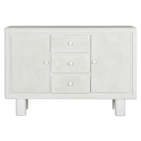 Aparador Home ESPRIT Blanco Abeto Madera MDF 120 x 38 x 80 cm