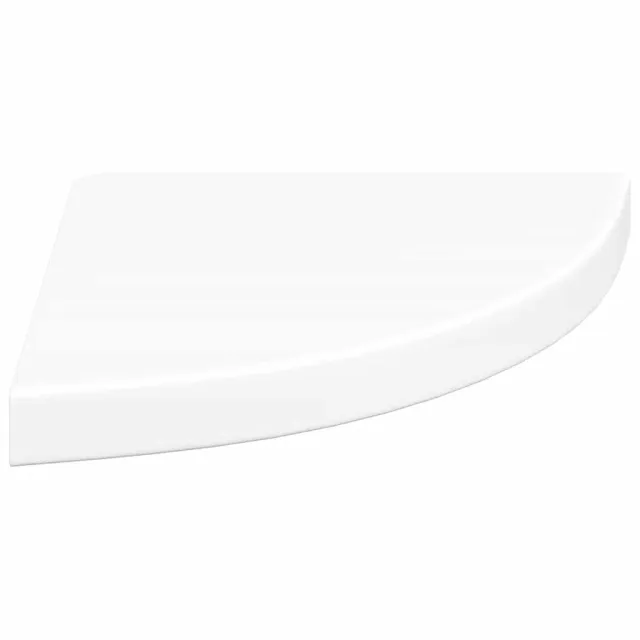 Étagère d'angle flottante Blanc 35x35x3,8 cm MDF