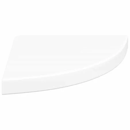 Étagère d'angle flottante Blanc 35x35x3,8 cm MDF