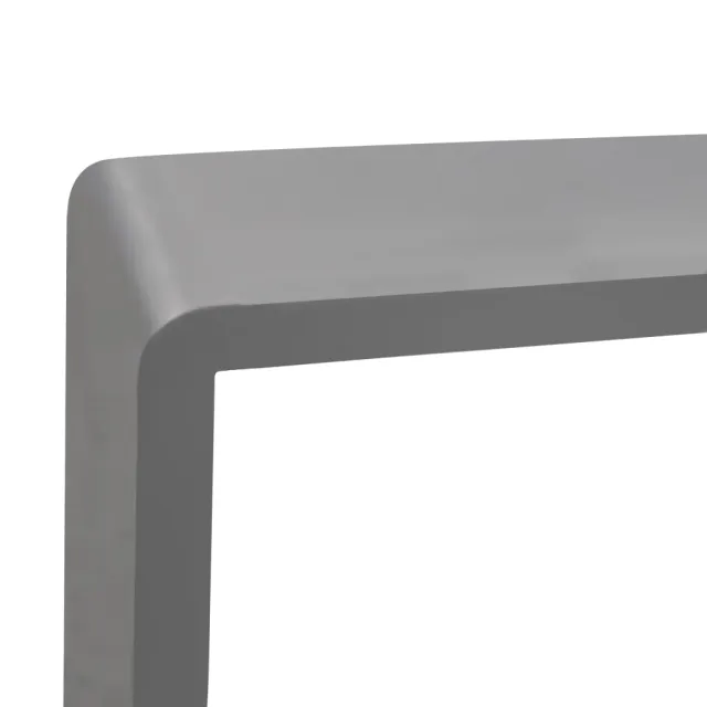 Étagères murales sous forme de cube 3 pcs Gris MDF