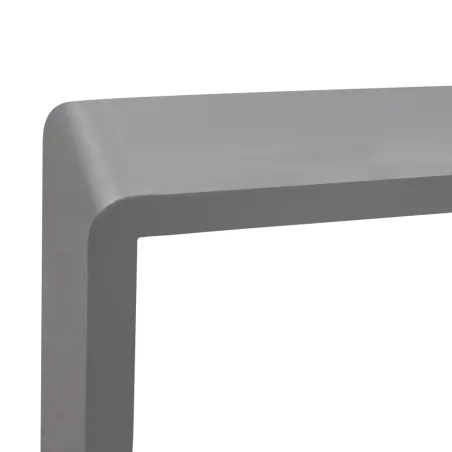 Étagères murales sous forme de cube 3 pcs Gris MDF