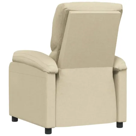 Fauteuil inclinable Crème Tissu