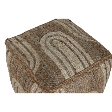 Voetensteun Home ESPRIT Beige Natuurlijk 45 x 45 x 45 cm