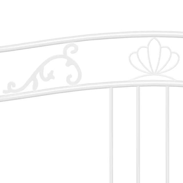 Cadre de canapé-lit extensible sans matelas blanc 90x200 cm