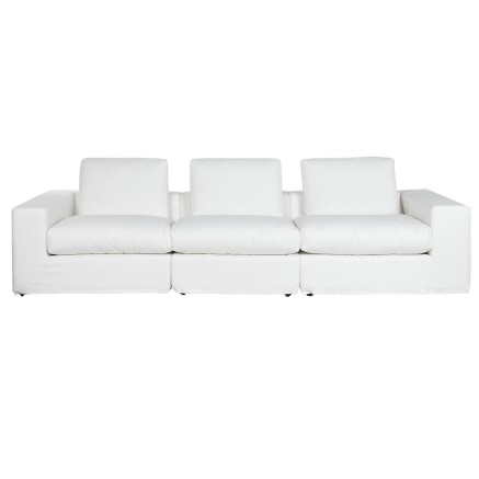 Sofa Home ESPRIT Weiß Moderne 286 x 95,5 x 57 cm 2