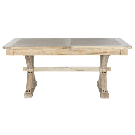 Mesa de Comedor Home ESPRIT Natural Madera Reciclada Madera de olmo 18 2