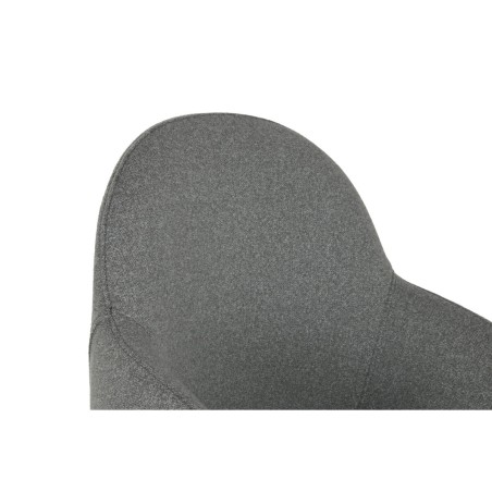 Sedia da Sala da Pranzo Home ESPRIT Grigio Poliestere Metallo 59 X 63
