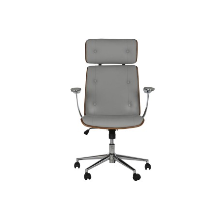 Sedia Ufficio con Poggiatesta Home ESPRIT Beige Avorio