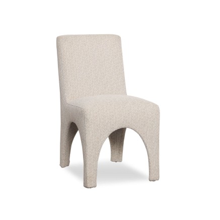 Chaise de Salle à Manger Home ESPRIT Gris clair Polyester 48 X 69 X 9