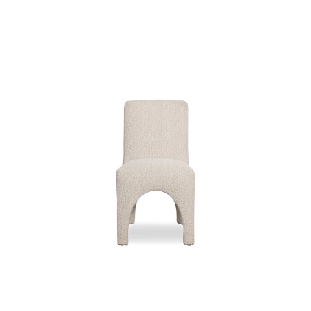 Chaise de Salle à Manger Home ESPRIT Gris clair Polyester 48 X 69 X 9