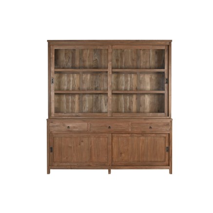 Vitrina Home ESPRIT Natural madera de teca 200 X 50 X 220 cm 2