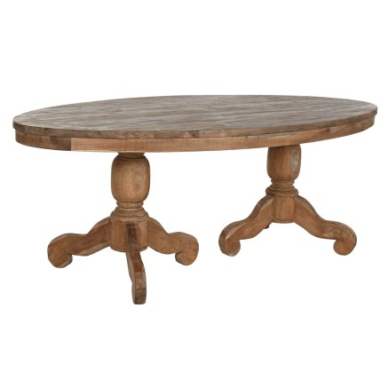 Table de Salle à Manger Home ESPRIT Naturel bois de teck 220 X 110 X