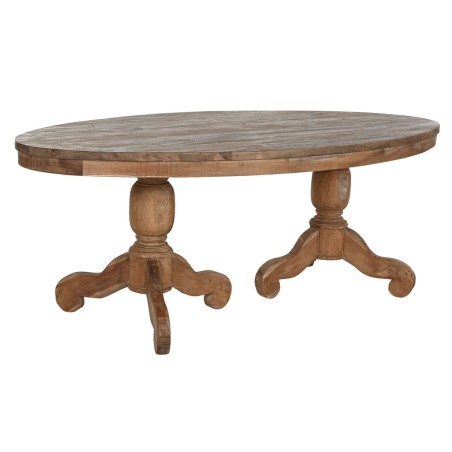 Table de Salle à Manger Home ESPRIT Naturel bois de teck 220 X 110 X