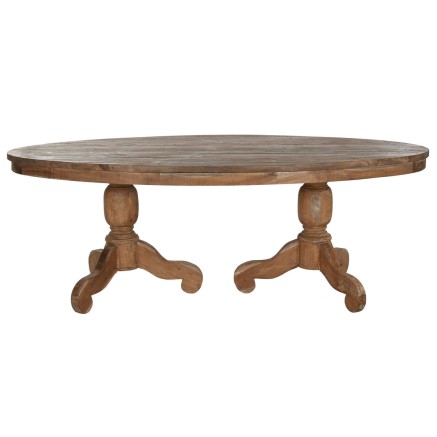 Esstisch Home ESPRIT natürlich Teakholz 220 X 110 X 78 cm 2