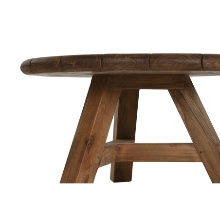 Set van 3 tafels Home ESPRIT Teakhout 80 x 80 x 43 cm