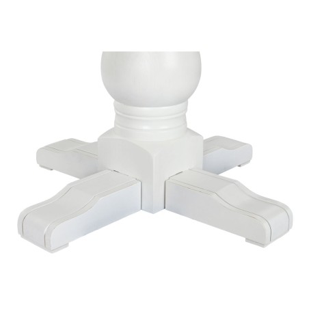Tavolo da Pranzo Home ESPRIT Bianco Naturale Legno di olmo 120 x 120 x