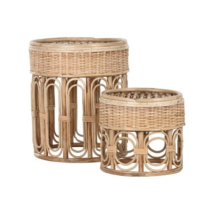 Side table Home ESPRIT Natural 42 x 42 x 47 cm 2