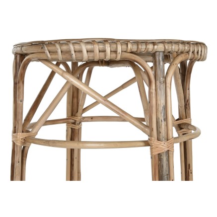 Side table Home ESPRIT Natural 59 X 59 X 108 cm 2