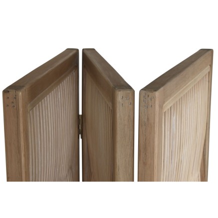 Folding screen Home ESPRIT Brown Fir 138 X 3,5 X 186 cm 2