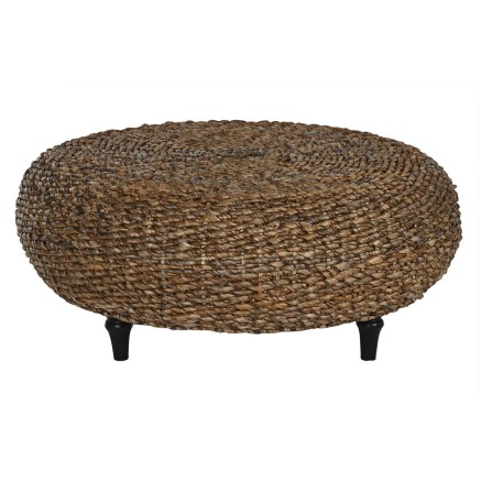 Mesa de Centro Home ESPRIT Natural 119 X 119 X 46 cm 2