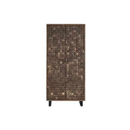Armadio Home ESPRIT teak Fibra di cocco 85 X 40 X 185 cm 2