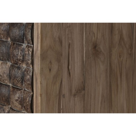 Armario Home ESPRIT madera de teca Fibra de coco 85 X 40 X 185 cm
