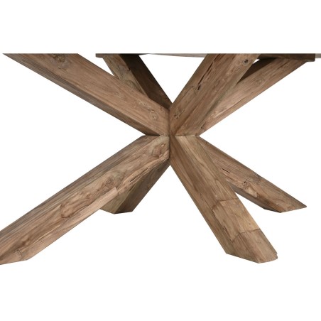 Eettafel Home ESPRIT Teakhout 220 X 120 X 78 cm